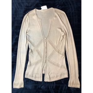 ESCADA crochet trm crss cardigan